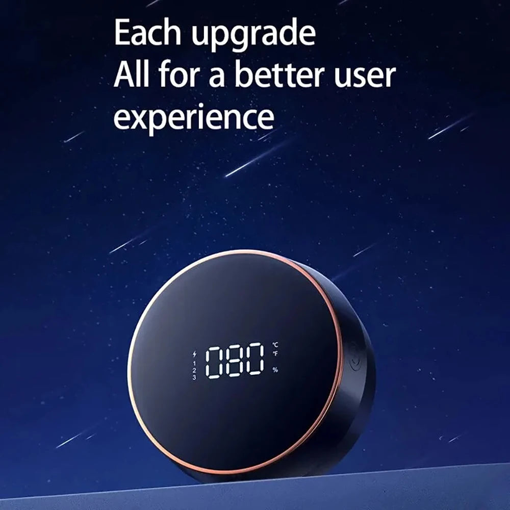 Contactless Automatic Foam Soap Dispenser Time Display USB Charging Automatic Sensing Liquid Soap Dispenser